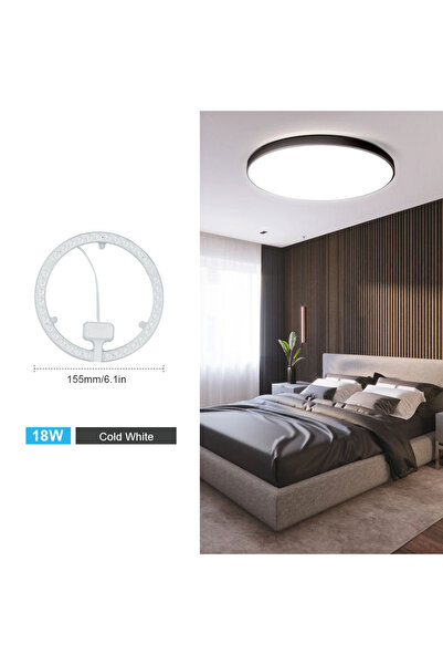 Choice لوحة إضاءة LED بقوة 18 واط، وحدة إضاءة سقف 220 فولت، 12 واط، 18 واط، 24 واط، 36 واط، مصباح LED بديل بحلقة دائرية