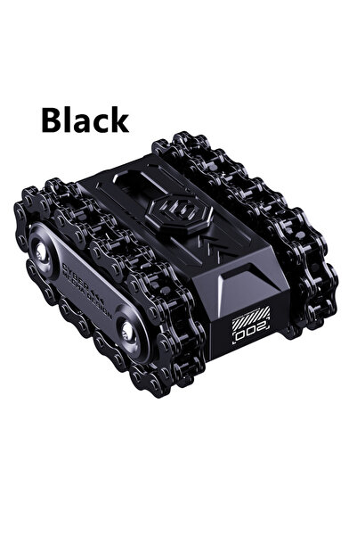 Choice لعبة فيدجيت معدنية دوارة على شكل دبابة K02 سوداء - أداة تخفيف التوتر ا...