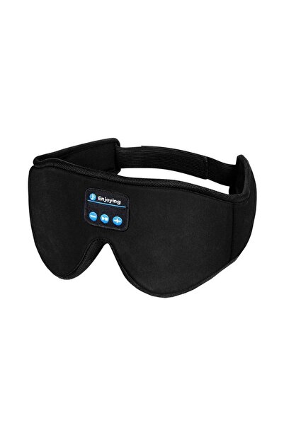 Choice سماعات رأس لاسلكية للنوم بتقنية البلوتوث باللون الأسود، قناع عين ثلاثي الأبعاد للسفر الجوي 5.0، عصابة رأس ناعمة ومرنة ومريحة