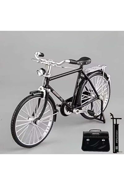 Choice نموذج دراجة معدنية مصبوبة بمقياس 28 بوصة بتصميم كلاسيكي أسود، ديكور من...