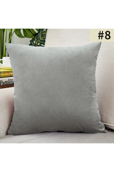 Choice 40x40cm 8 Velvet Cushion Cover Solid Color Throw Pillow Covers for Living Room Sofa Decorative Pillo