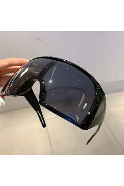 Choice بدون غطاء أسود-أسود KAMMPT نظارات واقية مستقبلية كبيرة الحجم 2023 جديد...