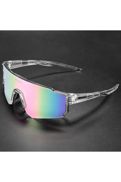 Choice نظارة شمسية جديدة DZ-S1411-B-21 SCVCN لركوب الدراجات للرجال، مقاومة لل...