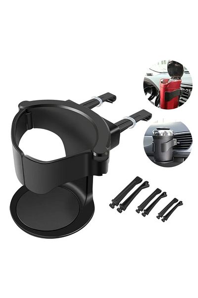 Choice Black 1PC New Car Air Vent Drink Cup Bottle Holder Car Truck Water Bottle Holders Stands Car Cup Rac