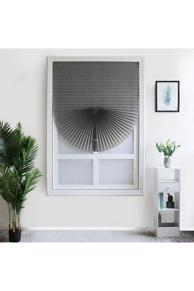 Choice 60X180cm F 1Pc Half Shades Self-adhesive Windows Nonwoven Folding Curtain Bathroom Balcony Living Ro