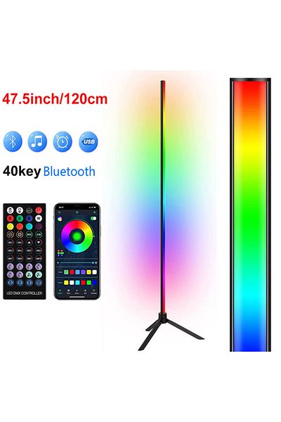 Choice Bluetooth 40keys 47 Inch Rgb Led Floor Lights Bar Ambient Backlight Voice Control Synchronous Rhythm