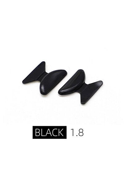 Choice 1.8mm Black 5 Pairs Silicone Anti Slip Silicone Nose Pad For Eyeglasse...