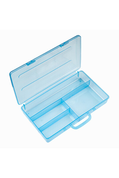 SensoPRO Milano Кутия за маникюр с отделения - 4 отделения, синя