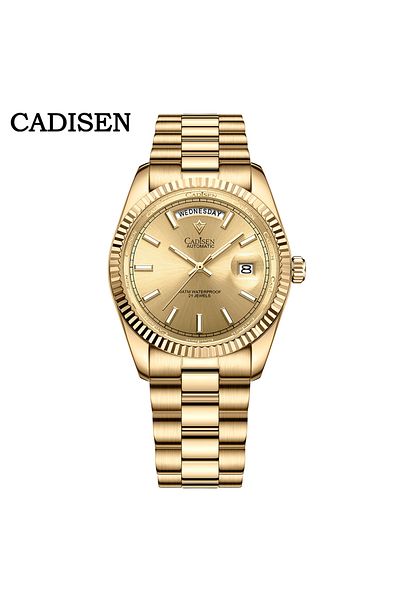 Choice Gold CADISEN DD40 Men Watches Luxury Automatic Watch Men AR Sapphire Glass Mechanical Wristwatch Men