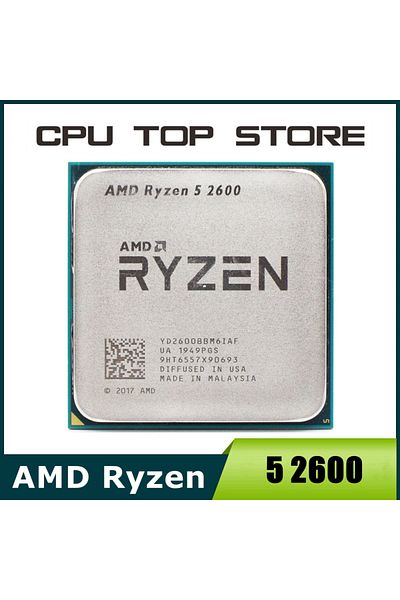 Choice AMD Ryzen 5 R5 2600 3.4GHz 6-Core 12-Core CPU Processor Socket AM4