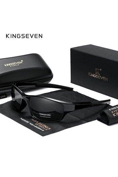 Choice Black Gray KINGSEVEN Fashion Eyewear Design Men's Sports Polarized Sun...