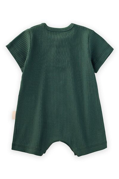 Cigit Ribbed Jumpsuit 0-3 Years Khaki Green