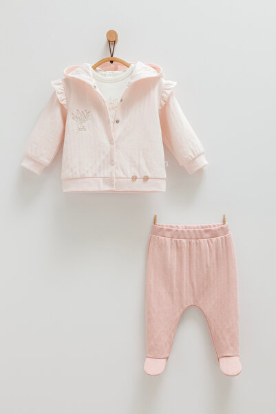 Caramell مجموعة ليتل إيمو روز بيبي مكونة من 3 قطع