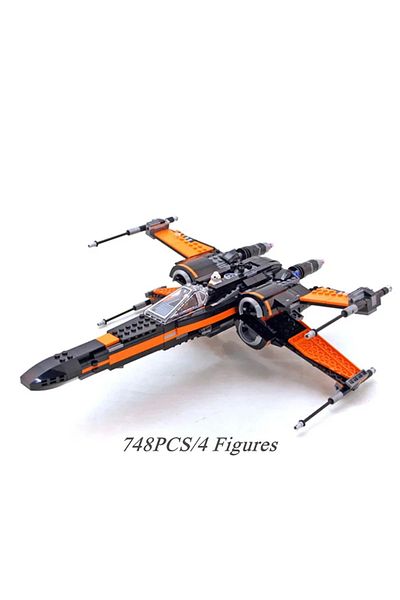 Choice NO BOX 75102 Spaceship Fighters Galaxy-space-plane Aircraft Model Building Blocks Bricks Toys Birthd