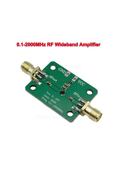 Choice 0.1-2000MHz RF Wideband Amplifier High Gain 30dB Low-noise Amplifier LNA Development Board