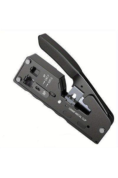 Choice Black Handle RJ45 Crimping Tool Wire Stripping Cutting Vertical Crimping Network Cable Pliers With T