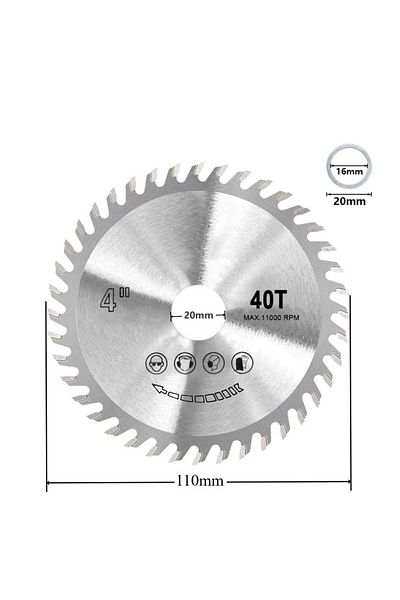 Choice Wood Cutting 110mm 4'' 40T Circular Saw Blade Wood Cutting Disc 110*20mm Woodworking Cutter For Woo