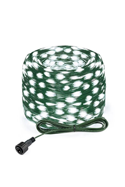 Choice قابس طاقة الاتحاد الأوروبي 10 أمتار 100 مصباح LED أبيض 50 مترًا 100 مترًا 24 فولت أضواء عيد الميلاد LED سلك أخضر أضواء خرافية جلدية St