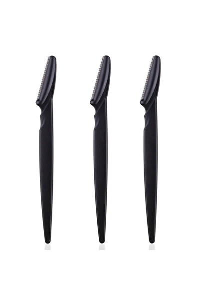 Choice3 3 قطع سوداء 3/10 قطع ماكينة حلاقة الحواجب المحمولة وشفرة حلاقة الوجه ...