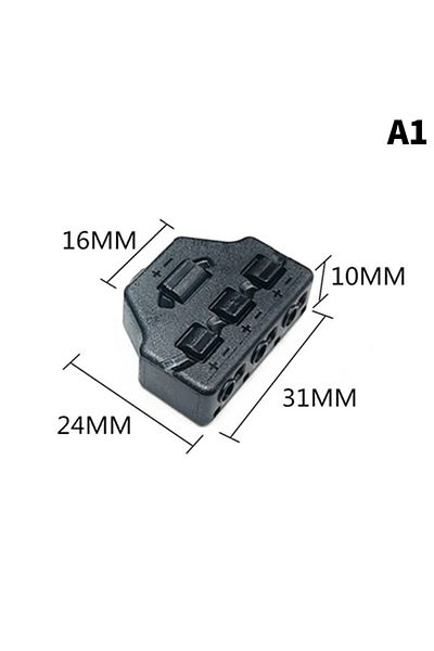 Choice A1 Railway Train Port Sharing Box 3/6 Distribution Port Hub For SMD Led Model Miniature Lighting Sys