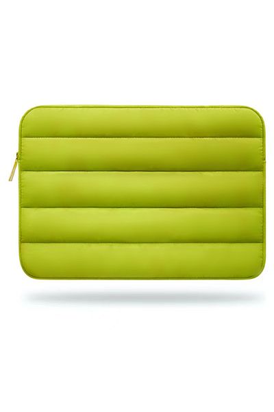 EGYAL 12.9 - 13 Inch Yellow-green Laptop Bag Tablet Sleeve 9" 10" 11" 12.9" 13" 14" 15" 16" For Ipad Air P