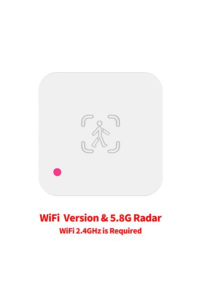 Choice WiFi Version 5.8G Tuya WiFi Human Presence Sensor MmWave Radar Detector With Luminance Sensor For S