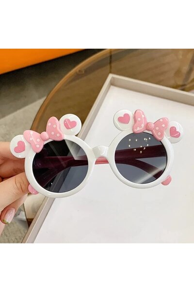 Choice نظارات شمسية بيضاء جديدة للأطفال برسومات كرتونية لطيفة UV400 للأولاد و...