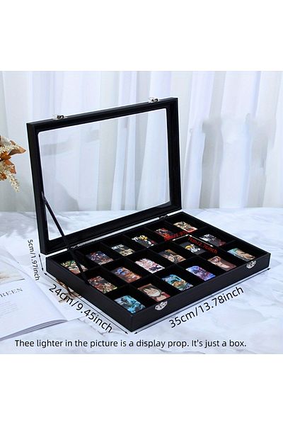 Choice Black lighter case Lighter storage box windproof lighter display shelf collection box exhibition sho