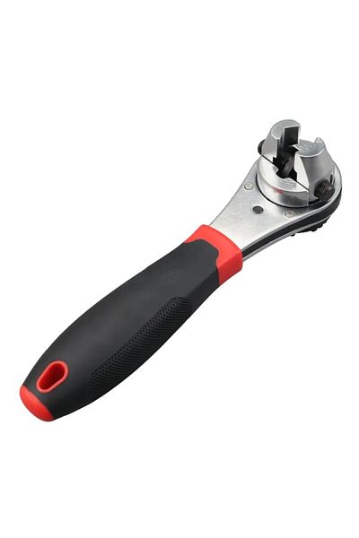 Choice Multi-functional Adjustable 6-22mm Universal Ratchet Wrench Chrome Molybdenum Steel Straight Handle
