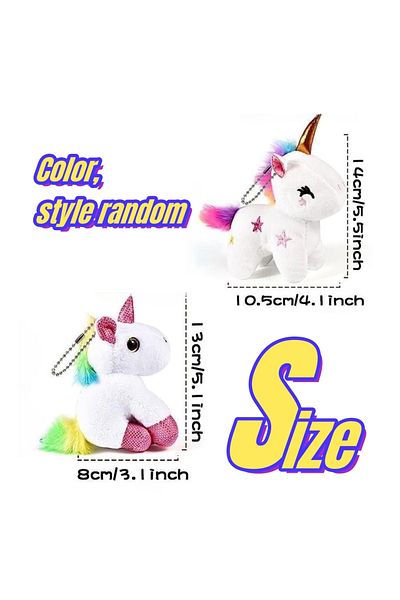 Choice 11cm-30cm 8 Pcs Mini Plush Unicorn Stuffed Animals Unicorn Party Favor Bulk Toys Assortment 4.1 Inch