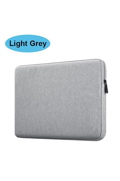 Choice For 15 inch Light Grey Laptop Notebook Case Tablet Sleeve Cover Bag 11" 12" 13" 15" 15.6" for Macboo