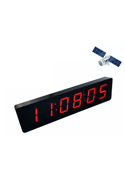 Choice RED 1.2" 6-bit Clock LED Digital Electronic Clock W Second Display TIME Alarm Clock Temperature GPS
