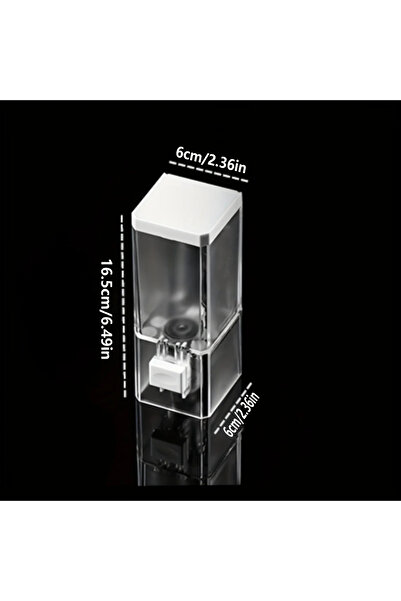 Choice موزع صابون يدوي شفاف غير قابل للثقب، معلق على الحائط، زجاجة مطهر ومعجو...