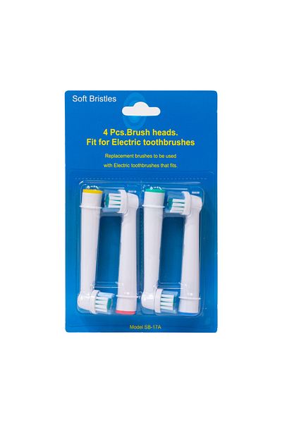 Choice1 4 4/8pcs Replacement Brush Heads For Oral-B Electric Toothbrush Advance Power/Vitality Precision Cl.