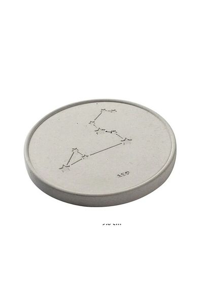 ceramics Coaster, Zodiac Constellation - Leo, 10 cm