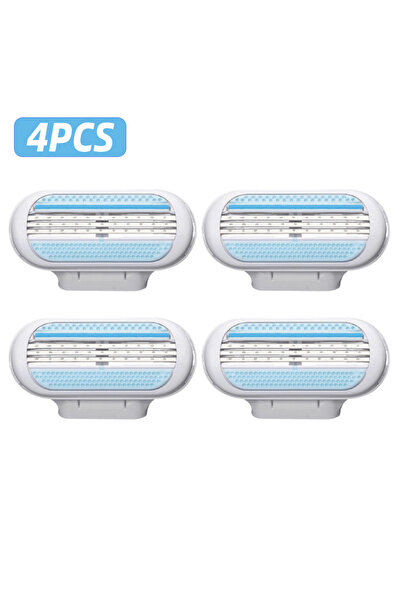 Choice1 4 قطع 4/20/40 قطعة GFLV 3 طبقات شفرة حلاقة رأس ماكينة حلاقة للنساء لش...