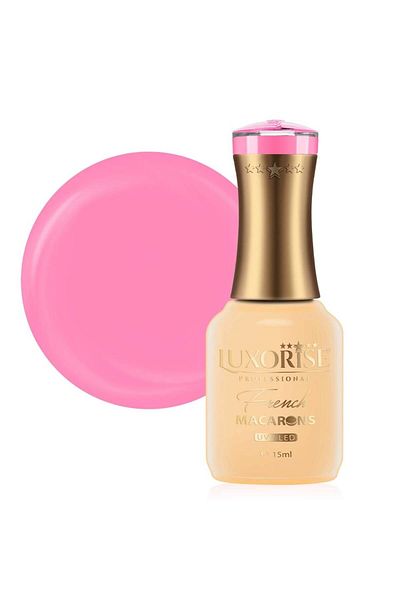 LUXORISE Oja semipermanentă French Macarons Collection - Zmeură 15ml