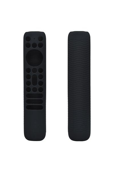 Choice Black Silicone Remote Control Cover Case With Lanyard Anti Slip Television Remote Cover All Inclusiv