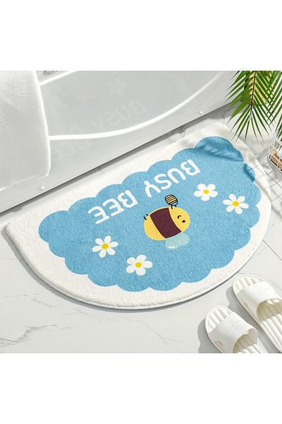 Choice 40cmx60cm Pick honey Soft Floor Mats Small Fresh Text Flowers Rugs Home Entrance Carpet Bedroom Toil