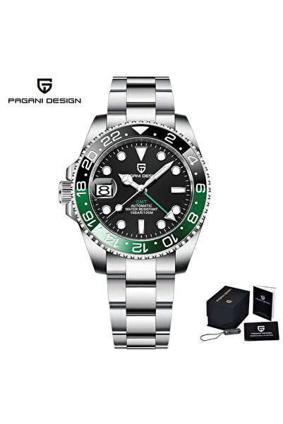 Choice38 Option 2 black green PAGANI DESIGN V3 Version GMT Watches Men's Luxu...