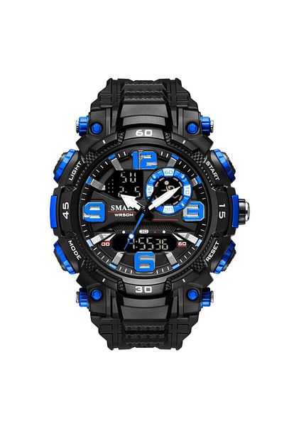 SMAEL BLACK BULE Quartz Watch For Men SMAEL Watch Waterproof Stopwatch LED Watches Male Clock 1921 Sport W