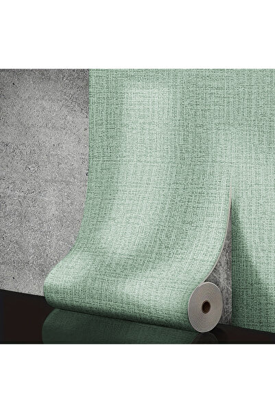 Choice ورق حائط ثلاثي الأبعاد بلون واحد أخضر 50 سم × 10 أمتار، مقاوم للماء وا...