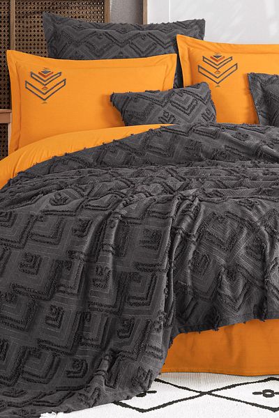 Osmanlı Home Concept Good Night Istanbul Aztec Double Bed Cover Set