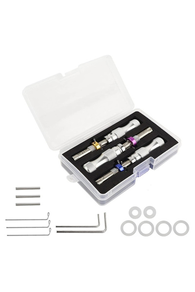 Choice Tubular Lock Pick Set for Beginners and Pro Locksmiths, Stainless Steel Tool Kit for Picking Tubu...