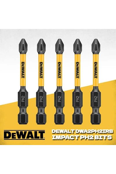 Dewalt DWA2PH2IRB 4 PCS DWA2PH2IRB PH2 impact drill head, batch head, Cross, high hardness hand dril