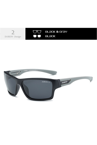Choice1 Black2 DUBERY Polarized UV400 Protection Sunglasses For Men And Women...