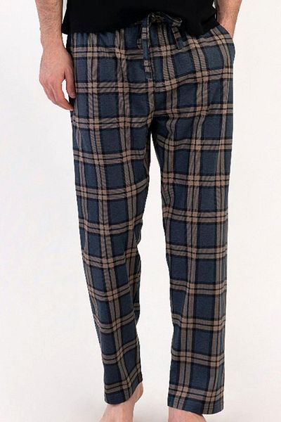 VİENETTA Men's Blue Single Bottom 100% Cotton C0T4N2O804