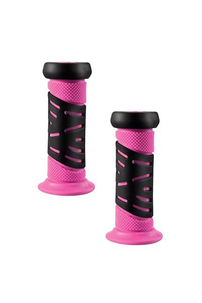 Choice pink Bike Handle Grips Durable Anti Skid Grips Handle Bar Grip for Child Boys and Girls Children Bik