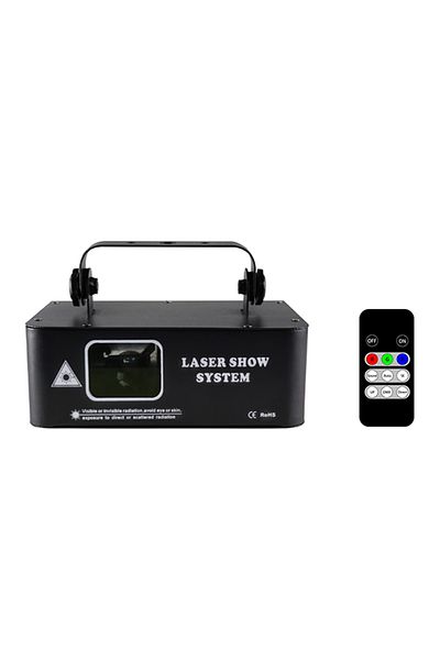 Choice Eu plug Black with control Remote Controller 500mw RGB Laser Beam Line Scanner Projector DJ Disco St