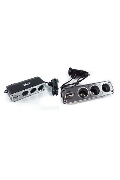 Choice 12/24V Adapter Car Charger Car Cigarette Lighter Socket Splitter Car Styling Car Cigar Cigarette ...